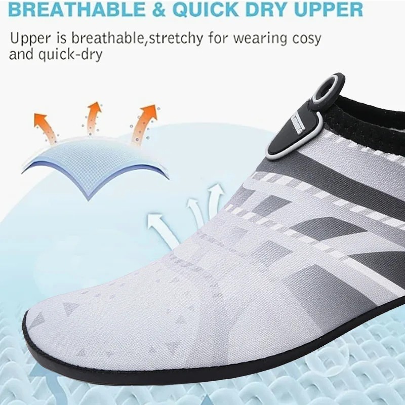 Barefoot Water Shoes Non Slip Wading Upstream Sneakers Treadmill Soft Shoes New