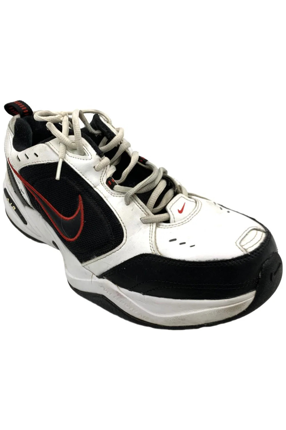 Nike Men’s Air Monarch IV Sneaker White/Black/Red
